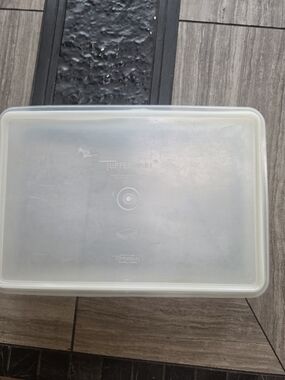 Tupperware Clear Food Storage Container - White/Clear